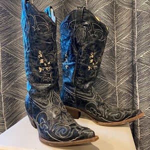 Corral Vintage Black Cowboy Boots